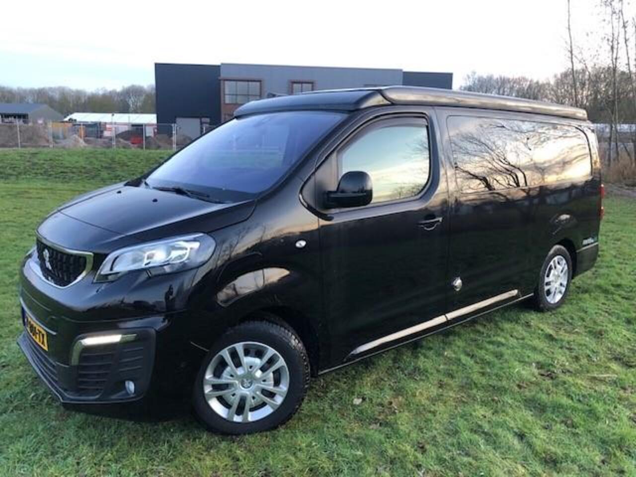 Peugeot e-Expert Long Asphalt 75 kWh Fixxter XXL | 100% Elektrisch | Bearlock Stuurslot | Cruise Control | Navigatie | Trekhaak | Hefdak | Thule Luifel omnistor |