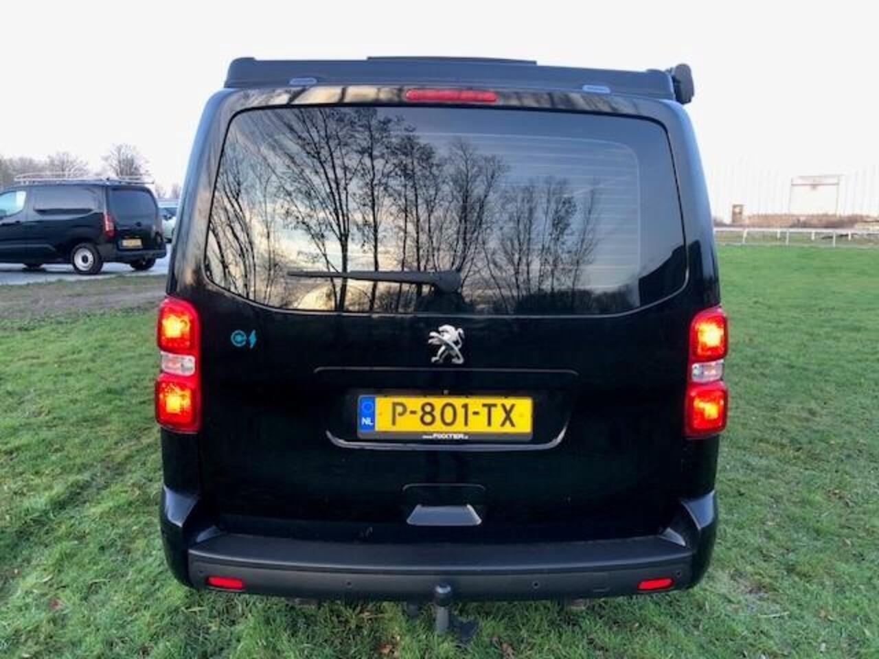 Peugeot e-Expert Long Asphalt 75 kWh Fixxter XXL | 100% Elektrisch | Bearlock Stuurslot | Cruise Control | Navigatie | Trekhaak | Hefdak | Thule Luifel omnistor |