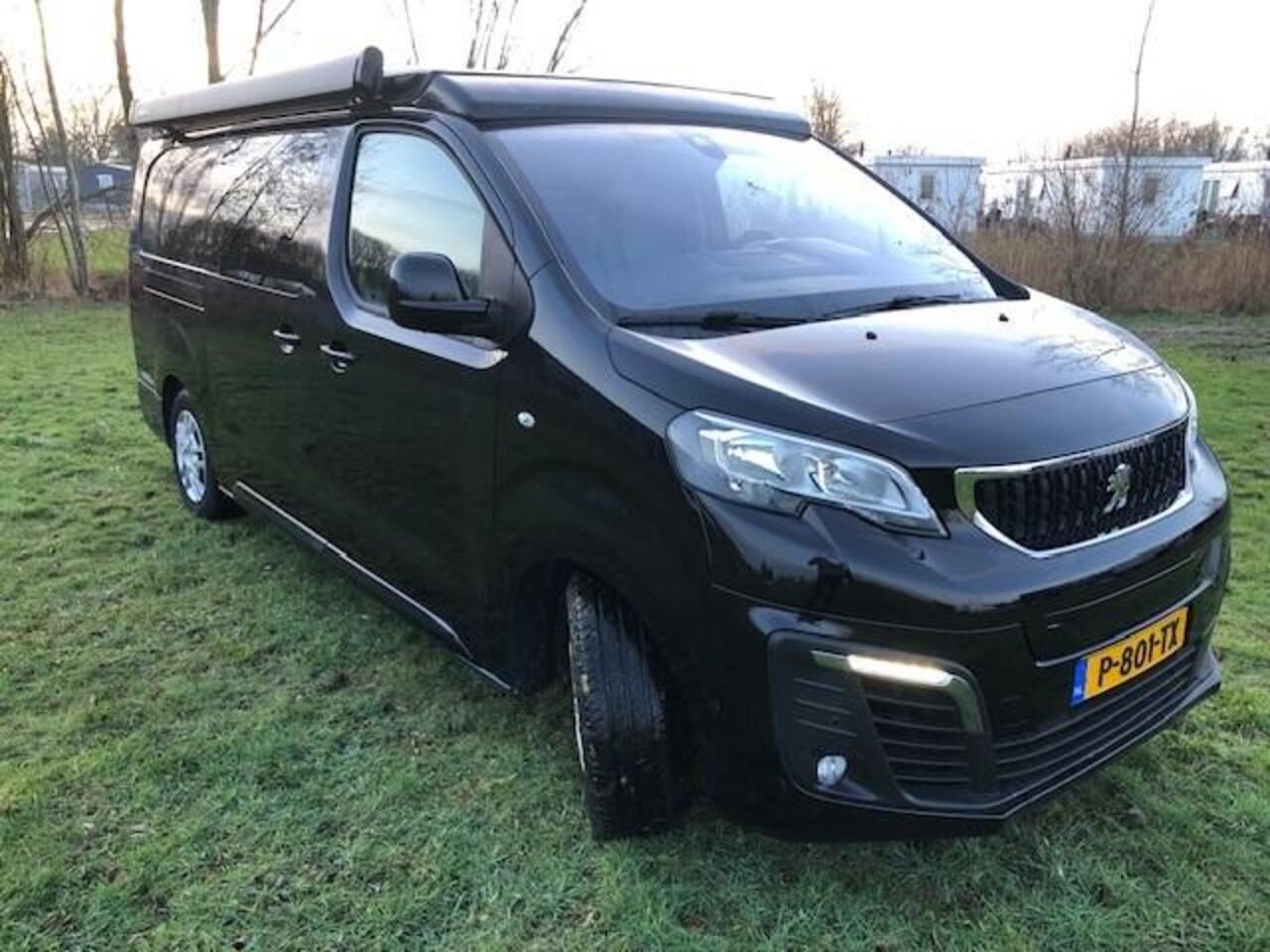 Peugeot e-Expert Long Asphalt 75 kWh Fixxter XXL | 100% Elektrisch | Bearlock Stuurslot | Cruise Control | Navigatie | Trekhaak | Hefdak | Thule Luifel omnistor |