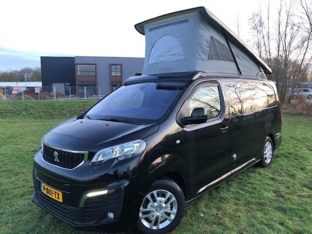 Peugeot e-Expert Long Asphalt 75 kWh Fixxter XXL | 100% Elektrisch | Bearlock Stuurslot | Cruise Control | Navigatie | Trekhaak | Hefdak | Thule Luifel omnistor |