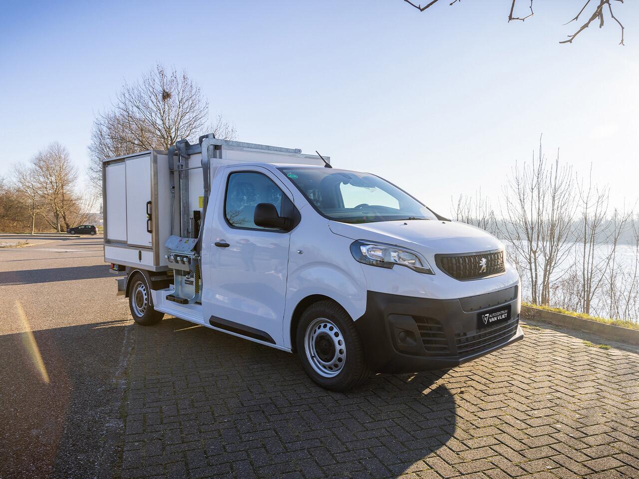 Peugeot e-Expert EV L2 50 kWh 136pk Platform cabine Veegvuil opbouw kippend