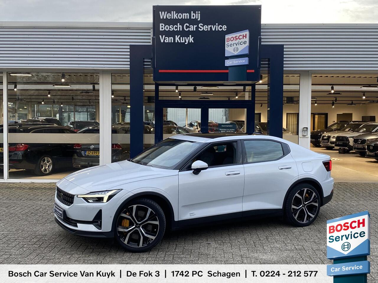 Polestar 2 Long Range Dual Motor Launch Edition 78kWh / Performance-Pack / Panodak / 408 PK / AWD / Adaptieve Cruise-Control Stop&Go / Climate-Control / Stoelverwarming V+A / Harman-Kardon Audio / Stuurverwarming / Dodehoek-Detectie / Draadloze-Telefoonlader / Rondo