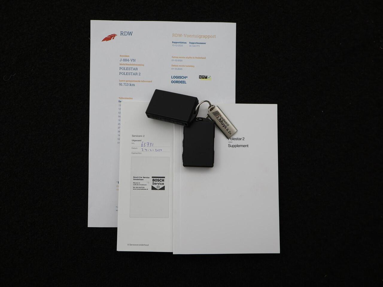 Polestar 2 Long Range Dual Motor 408PK Launch Edition 78kWh PERFORMANCE PACK|LEER|SOH93%|PANODAK|TREKH|20INCH|HARMAN.KARDON