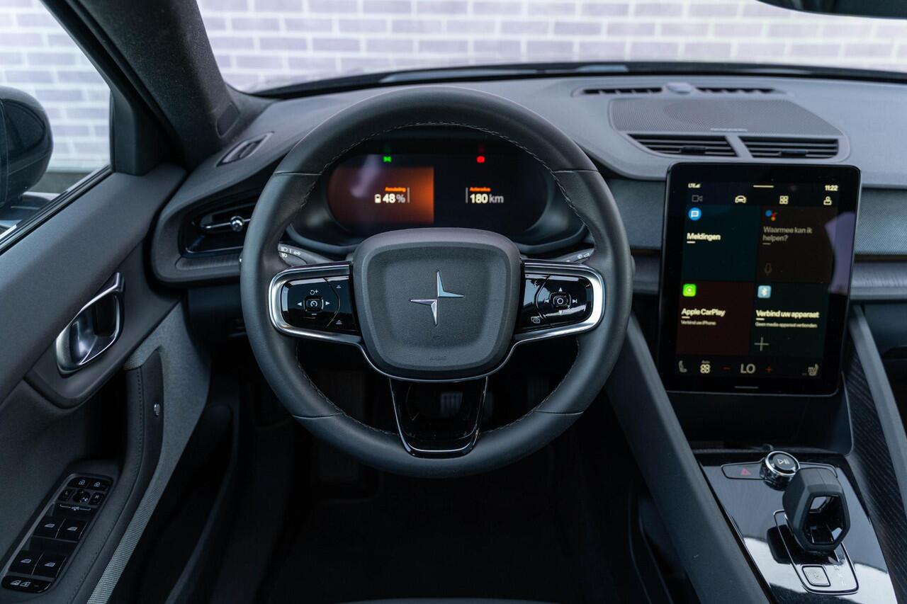 Polestar 2 Long Range Dual Motor Launch Edition 78kWh | Lichtmetalen Velgen 20 inch | Panoramadak | 360 Graden Camera | Parkeersensoren | Navigatie | Keyless Entry | Elektrisch Verstelbare Voorstoelen | Cruise Control Adaptief