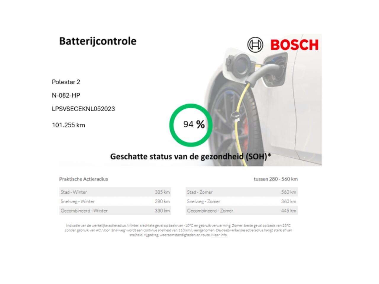 Polestar 2 Carplay, Camera, Navi, Stoel/Stuur verwarming, SOH 94%