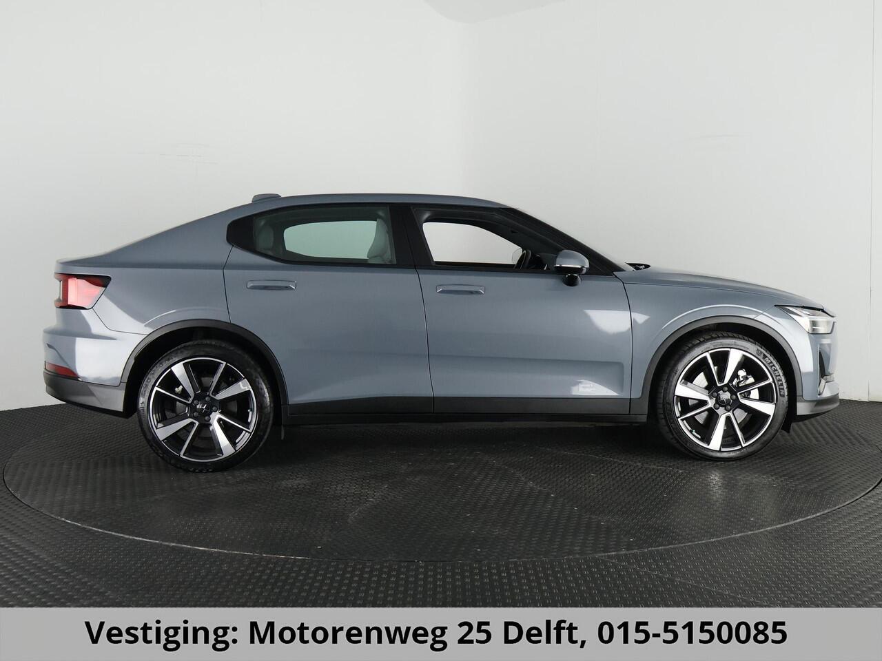 Polestar 2 LONG RANGE 78 kWh ACCU 90% GARANTIE 2032 !* RANGE TOT 561 KM WLTP. PARKEERSENSOREN V+A . STOELVERWARMING . FULL MAP NAV . STOELPROFIELEN . CAMERA