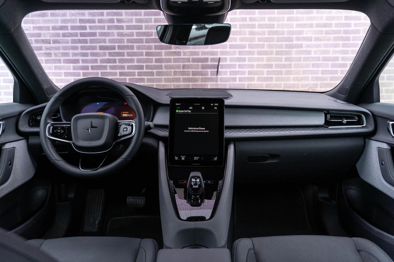 Polestar 2 Long Range Single Motor 78 kWh | Pilot lite pack | Adaptive cruise control | 360 camera | Stoelverwarming | Google Maps navigatie | Dode hoek detectie BLIS | LED koplampen | Keyless | Apple Carplay / Android Auto |