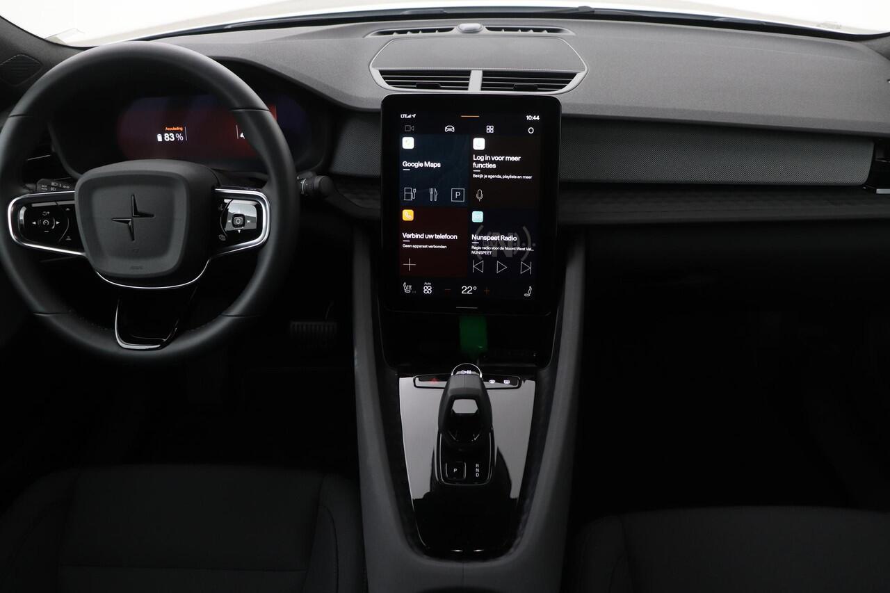 Polestar 2 Long Range Single Motor 82 kWh | Pilot Pack | ACC | 360 Camera | BLIS | Stoelverwarming | 19 Inch