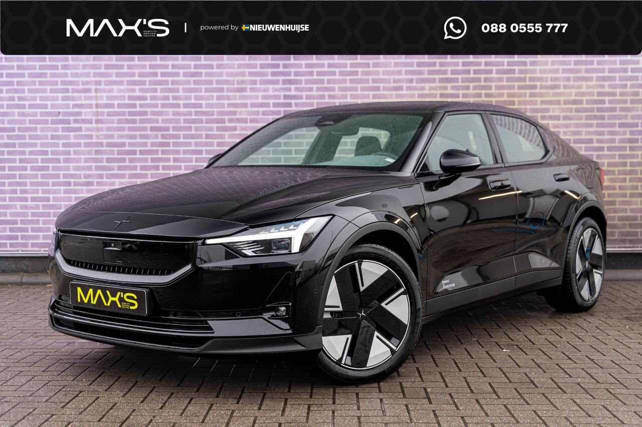 Polestar 2 Long Range Single Motor Plus 82 kWh | Pilot Pack | Climate Pack | Pixel LED | Panoramadak | Warmtepomp | Verwarmd stuurwiel | Verwarmde voorstoelen | Verwarmde achterstoelen | 360 Graden camera |