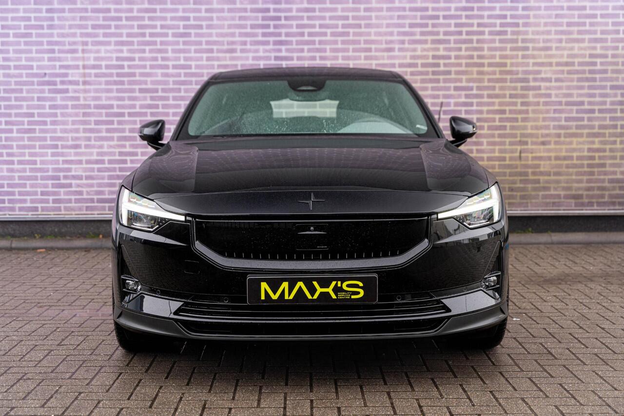 Polestar 2 Long Range Single Motor Plus 82 kWh | Pilot Pack | Climate Pack | Pixel LED | Panoramadak | Warmtepomp | Verwarmd stuurwiel | Verwarmde voorstoelen | Verwarmde achterstoelen | 360 Graden camera |