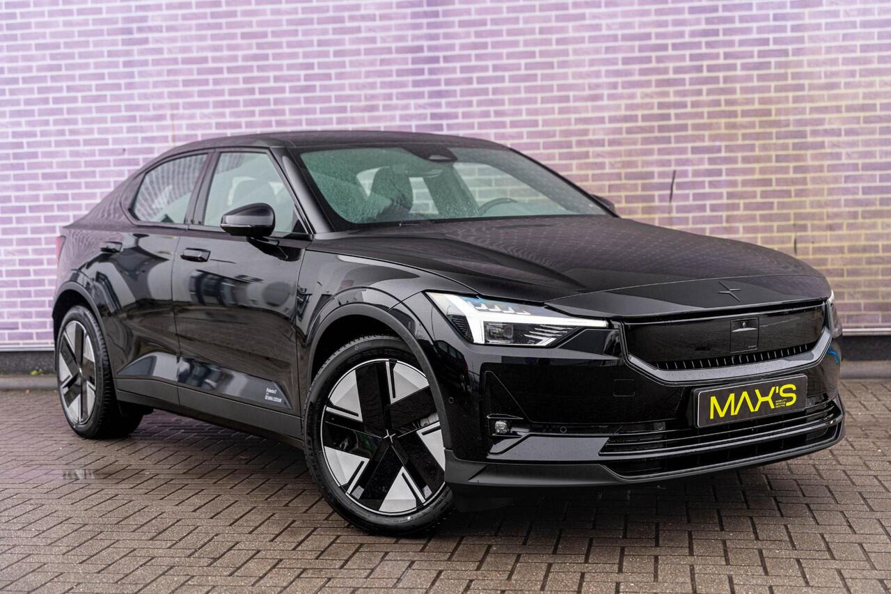 Polestar 2 Long Range Single Motor Plus 82 kWh | Pilot Pack | Climate Pack | Pixel LED | Panoramadak | Warmtepomp | Verwarmd stuurwiel | Verwarmde voorstoelen | Verwarmde achterstoelen | 360 Graden camera |