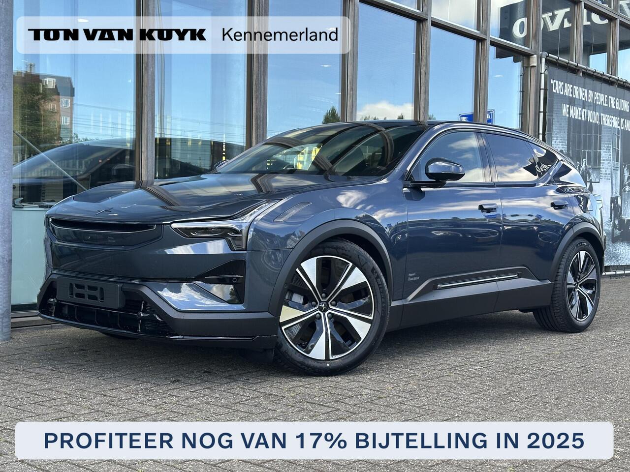 Polestar 3 Long range Dual motor Pilot Plus 111 kWh / Pano. dak / 360 camera / Bowers & Wilkins / Head-up display / Stuur + stoelen verwarmd / elek. stoelen + stuur /