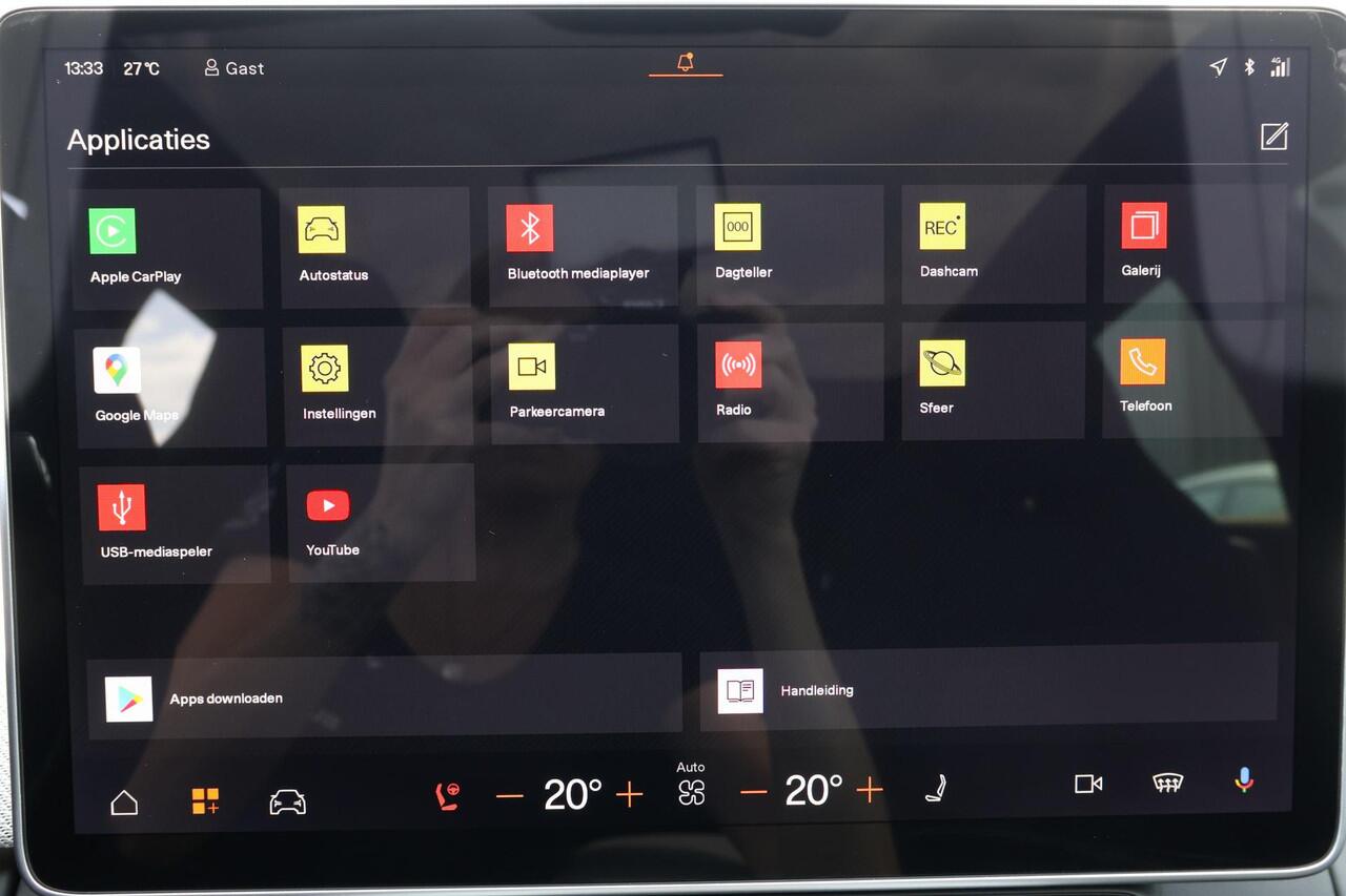 Polestar 4 Long Range Plus 100 kWh NIEUW - Panoramadak - IntelliSafe Assist & Surround - Pilot Pack - 360º Camera - Harman/Kardon audio - Verwarmde voorstoelen, stuur & achterbank - Head up display - Parkeersensoren voor & achter - 21' LMV