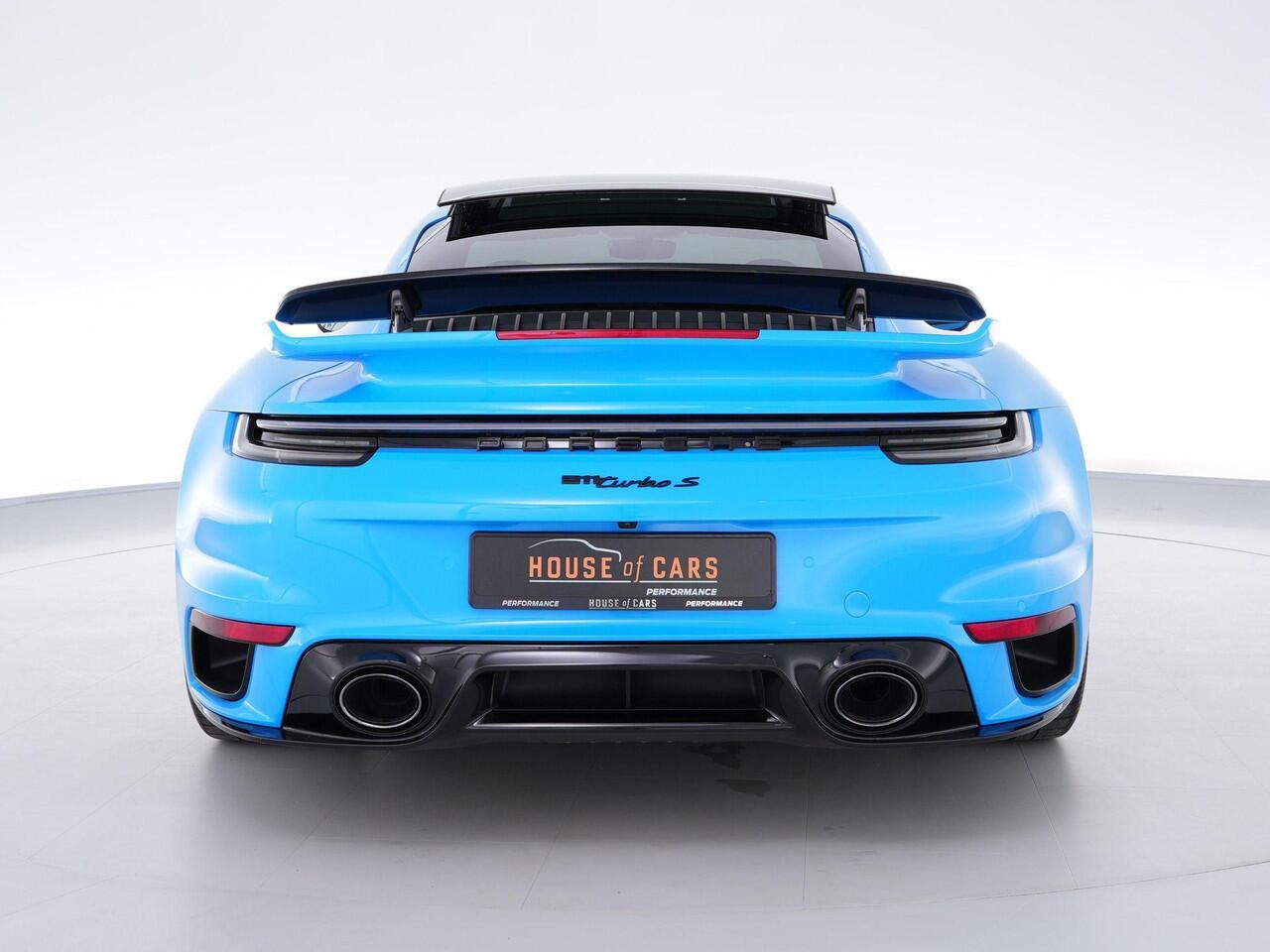 Porsche 911 Turbo S 3.8 650pk |dealer onderhouden|Aero-pakket|wrap|lift|Burmester|sport-chrono|PDCC|sportuitlaat|360|panoramadak|memory|18-voudig|stoelverwarming & verkoeling|