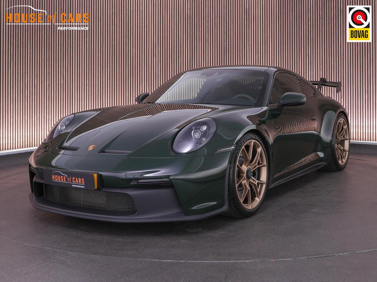Porsche 911 4.0 GT3 |PTS Brewster green|dealer onderhouden|neodyme velgen|lift|18-voudige sportstoelen|sportchrono|Bose|stoelverwarming|Carplay|