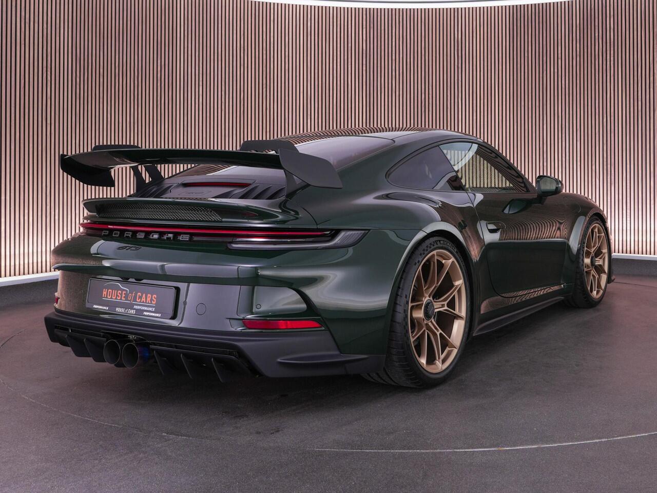 Porsche 911 4.0 GT3 |PTS Brewster green|dealer onderhouden|neodyme velgen|lift|18-voudige sportstoelen|sportchrono|Bose|stoelverwarming|Carplay|