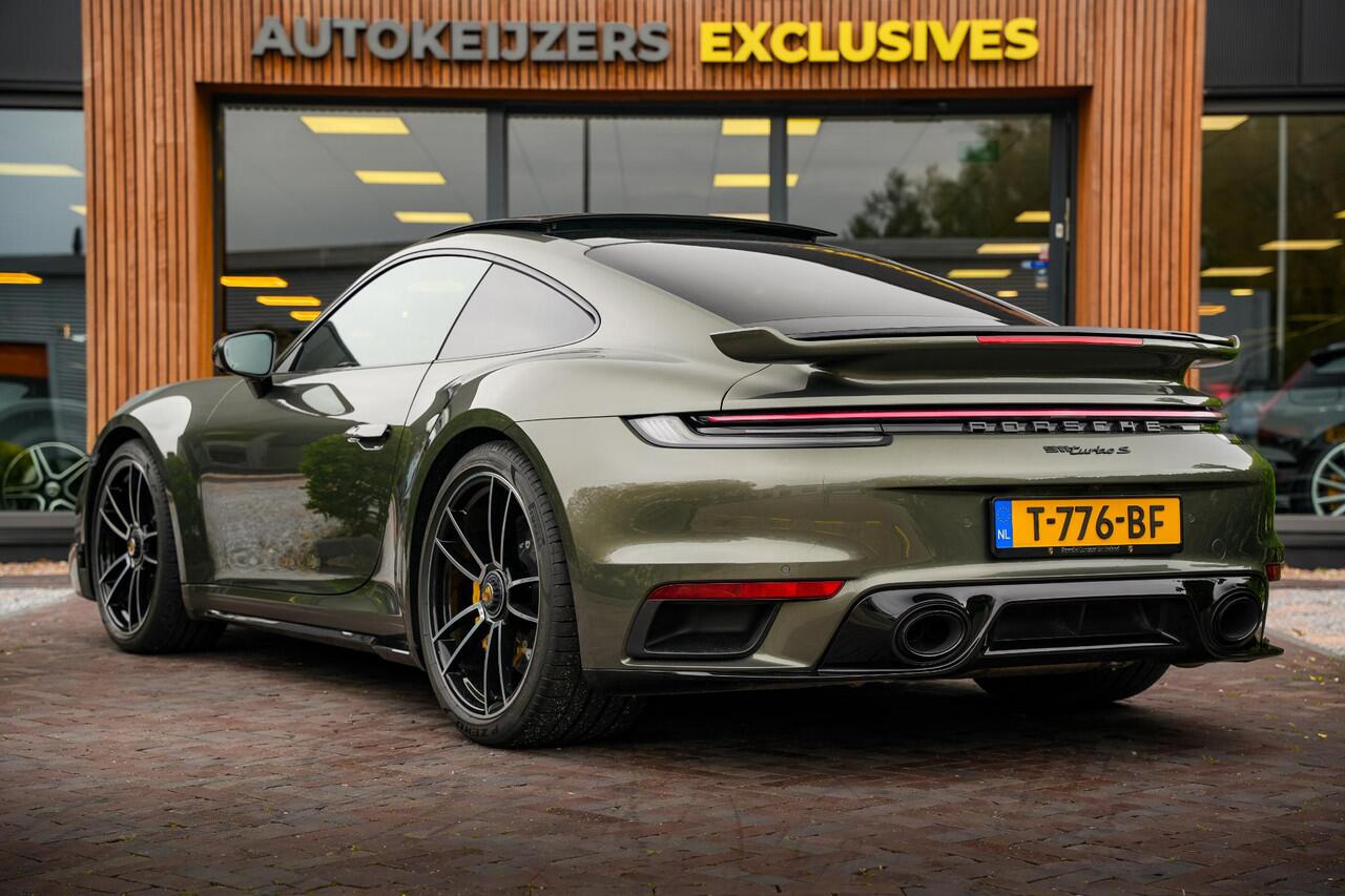 Porsche 911 3.8 Turbo S Aerokit Keramisch Schuifdak Burmester Keyless Liftsysteem Sportchrono 21''LM