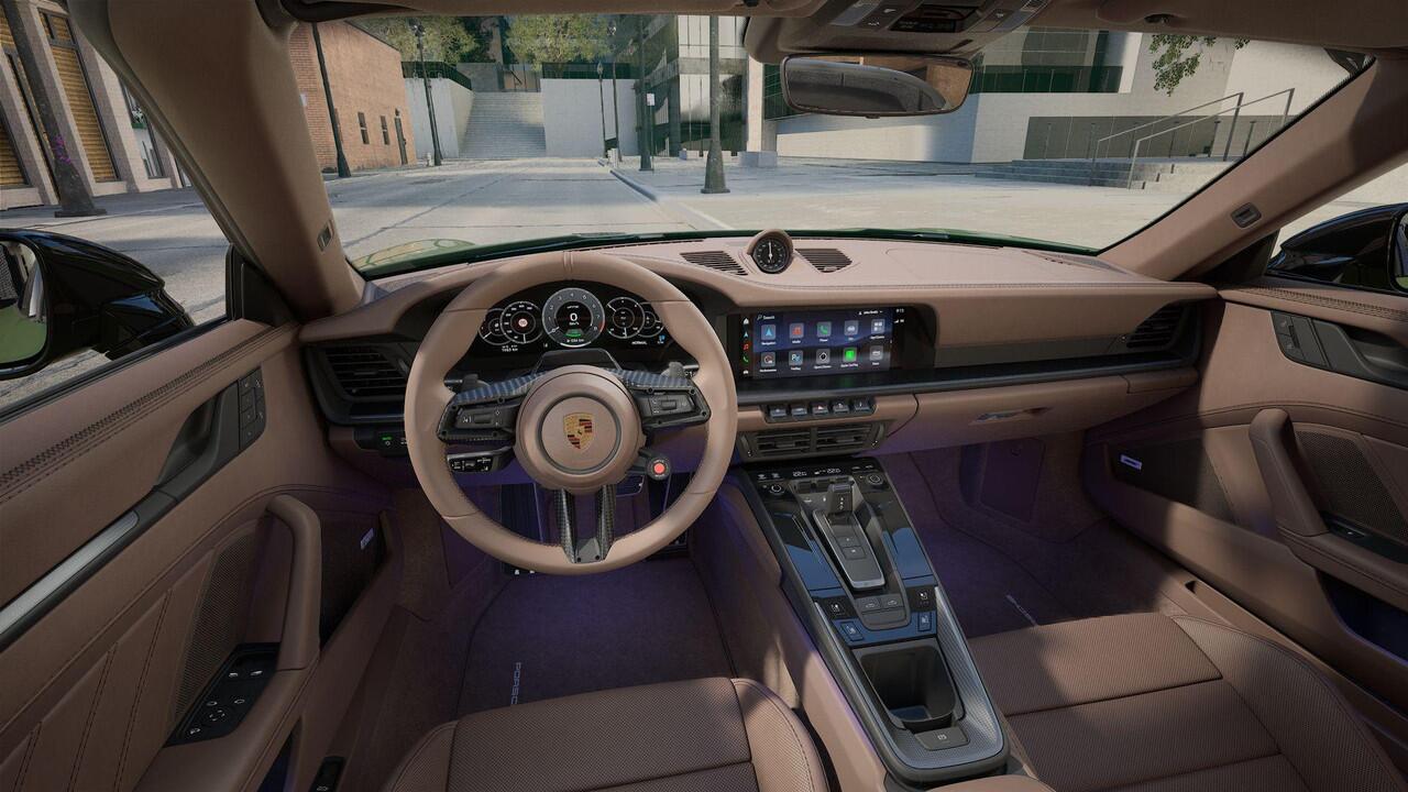 Porsche 911 3.6 T-Hybrid Targa 4 GTS, PTS Natoolive, noselift, Bose, 21", sport chrono, stl.ventilatie, matrix-LED, ACC, memory, privacy, NP313k