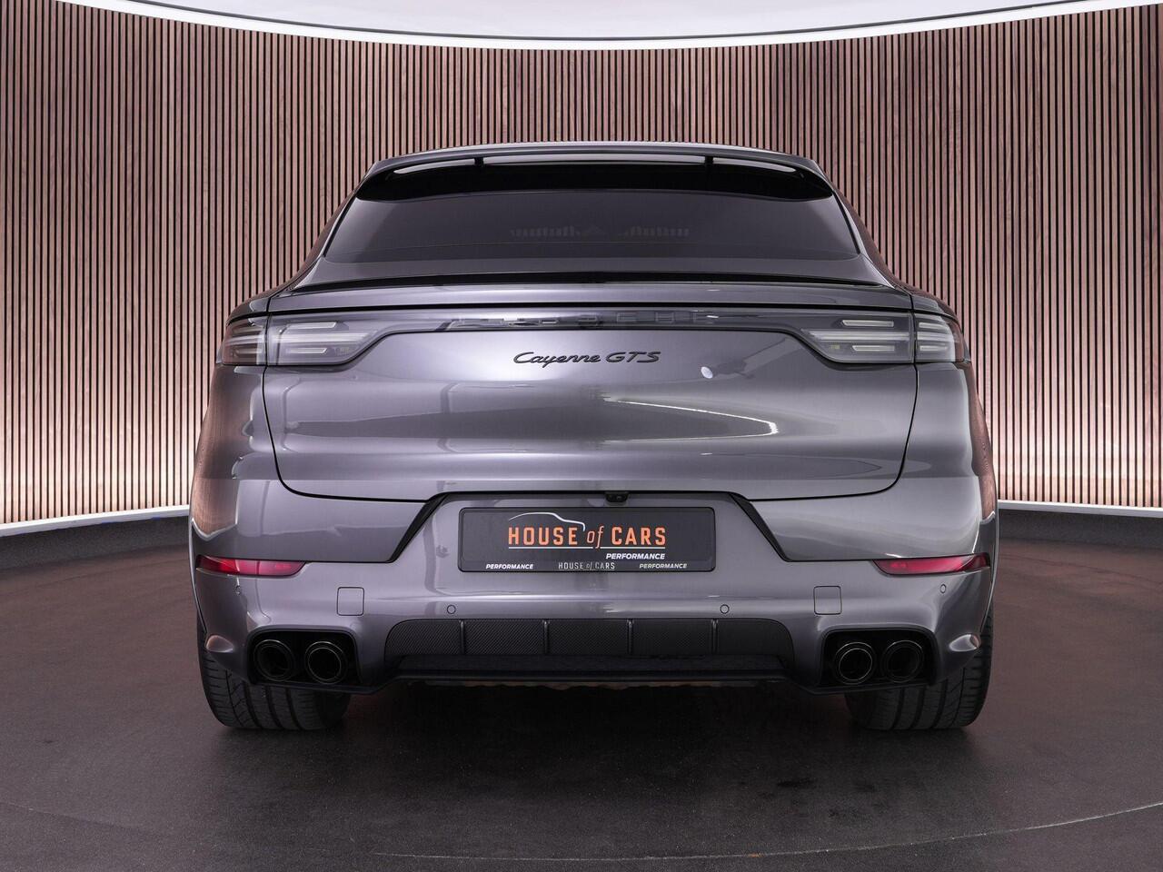 Porsche CAYENNE Coupé GTS 4.0 460pk |dealer onderhouden|Approved 2028|pano|carbon ext|matrix LED|chrono|sport design|Bose|18-voudig|HUD|memory|360 camera|Apple Carplay|blind spot|21"|