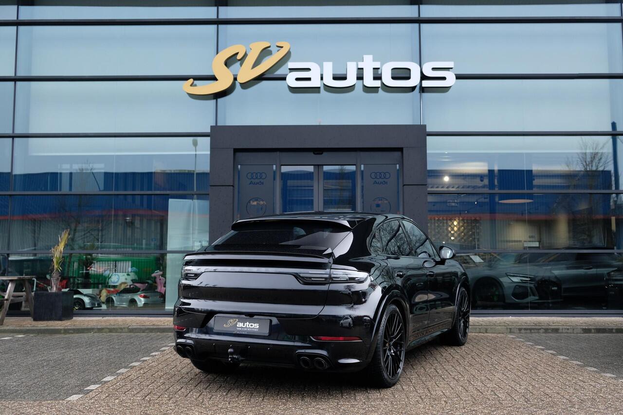 Porsche CAYENNE Coupé 4.0 V8 Turbo S 680pk E-Hybrid Panoramadak Keramisch *BTW* Massage Trekhaak Stoelkoeling Luchtvering