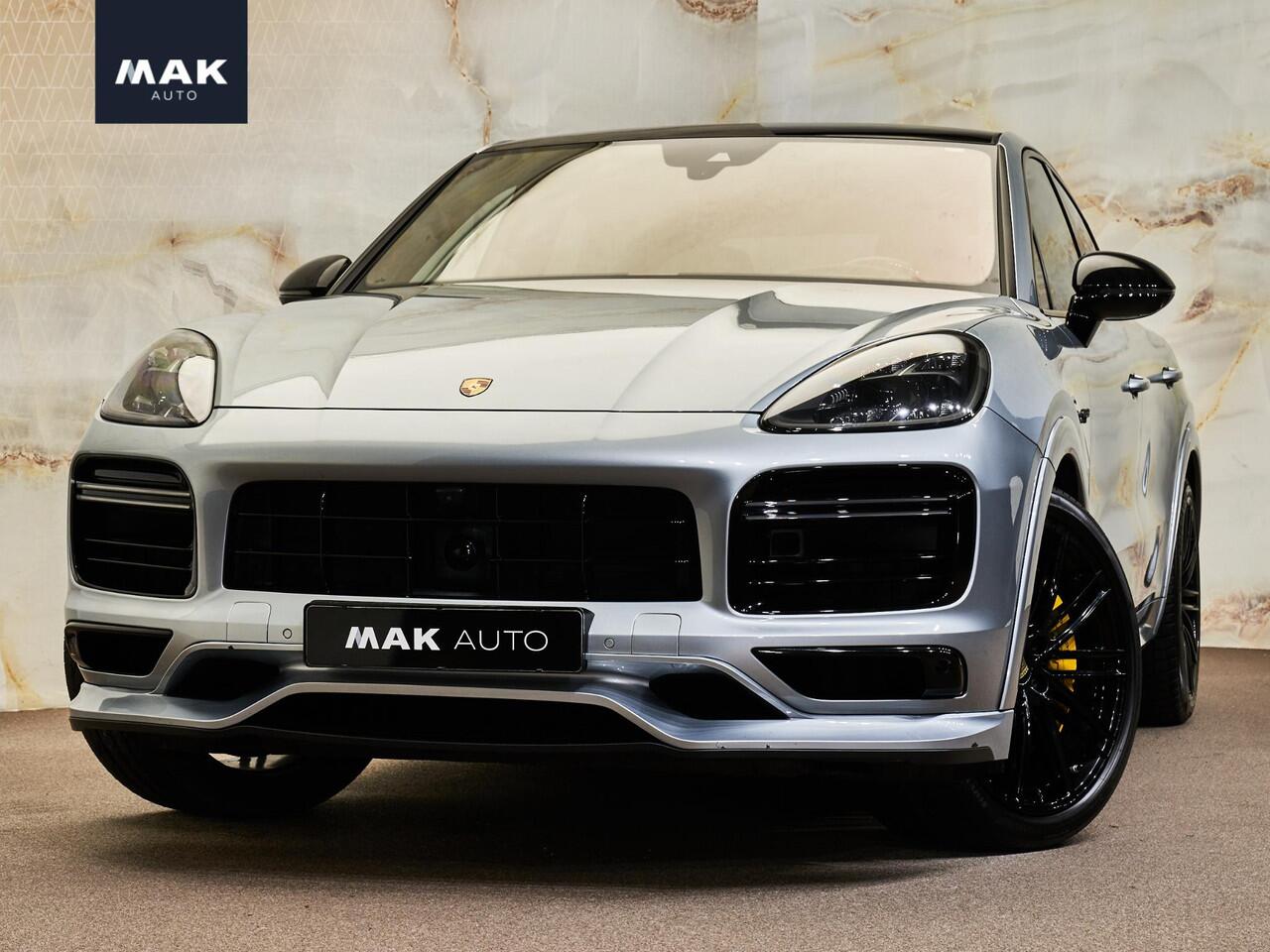 Porsche CAYENNE Coupé 4.0 Turbo S E-Hybrid, TechArt, SportDesign, pano, 4W-best, luchtv., InnoDrive, Burmester, nachtzicht, matrix-LED, sp.chrono, HUD