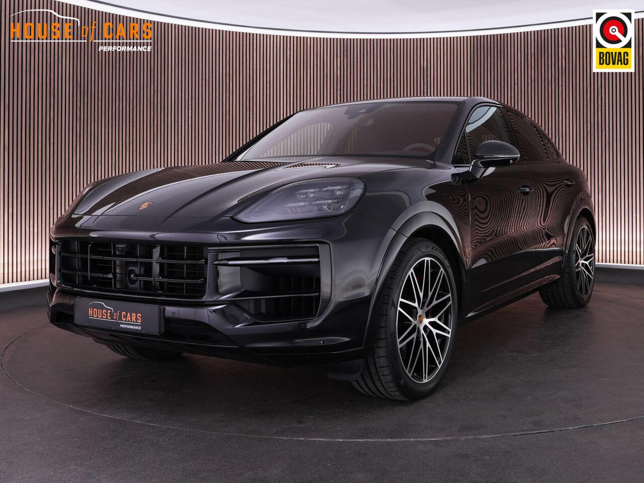 Porsche CAYENNE Coupé 3.0 E-Hybrid |pas.display|achteras besturing|carbon ext|softclose|BTW|pano|Bose|18-voudig|sport chrono|HUD|memory|BLIS|360|22"|