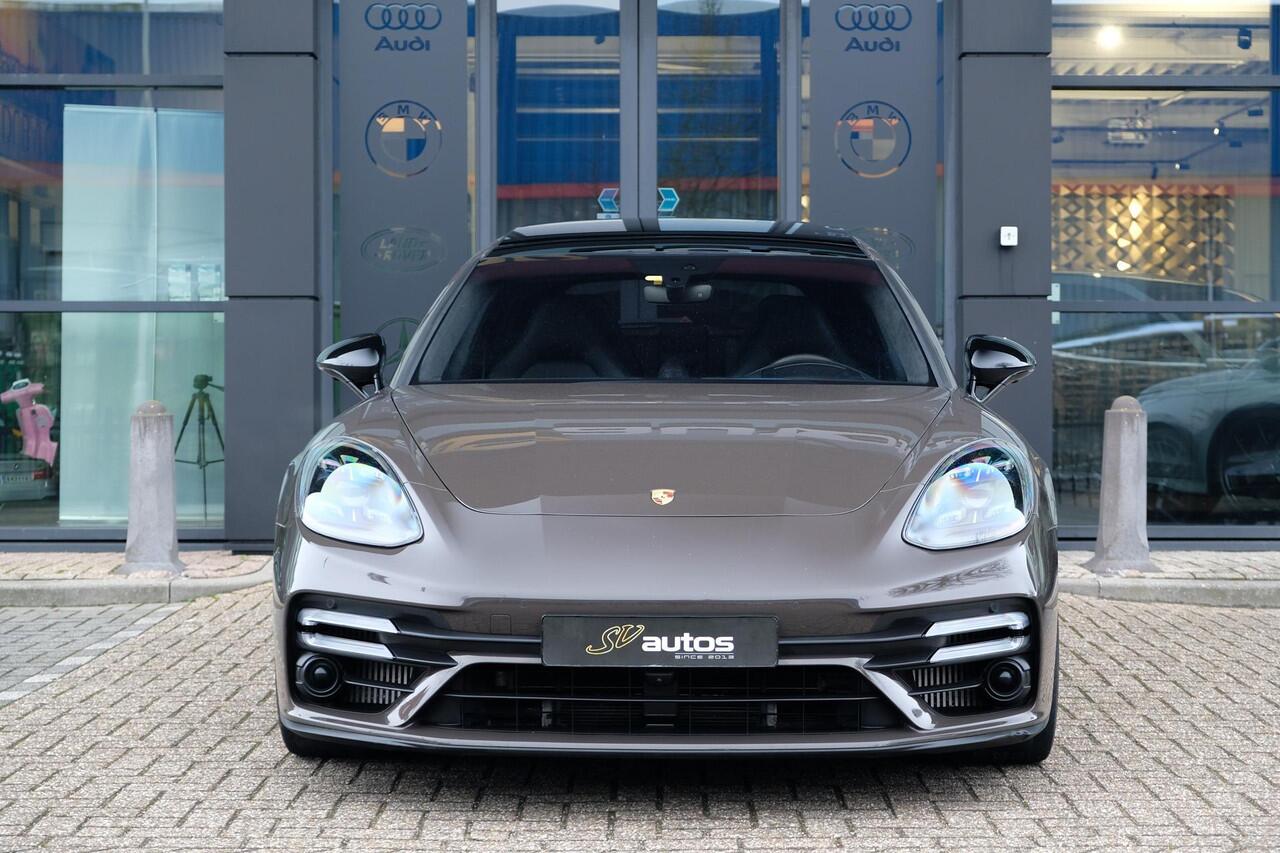 Porsche PANAMERA Sport Turismo 4.0 V8 Turbo S 700pk E-Hybrid Panoramadak Keramisch Luchtvering 4-wielsturing NLauto 1e eigenaar!