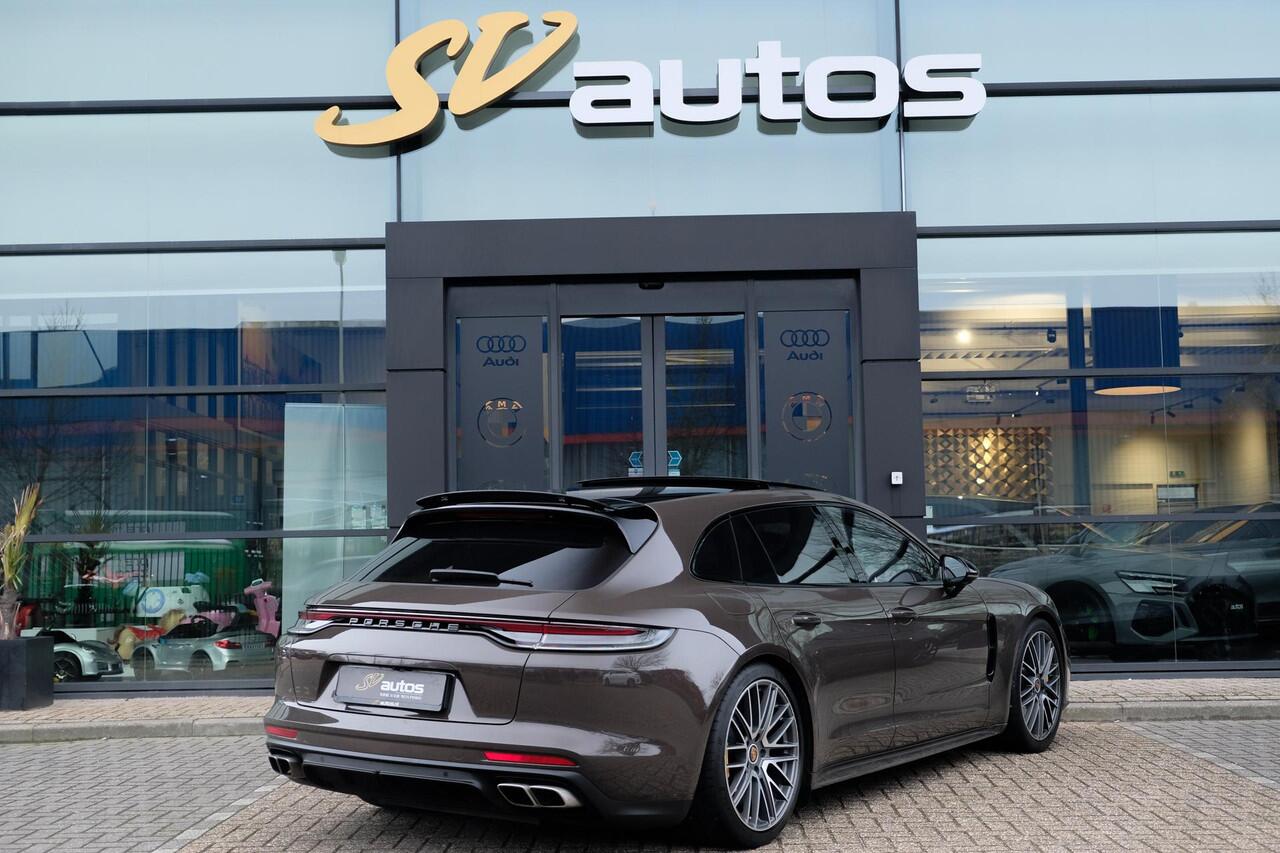 Porsche PANAMERA Sport Turismo 4.0 V8 Turbo S 700pk E-Hybrid Panoramadak Keramisch Luchtvering 4-wielsturing NLauto 1e eigenaar!