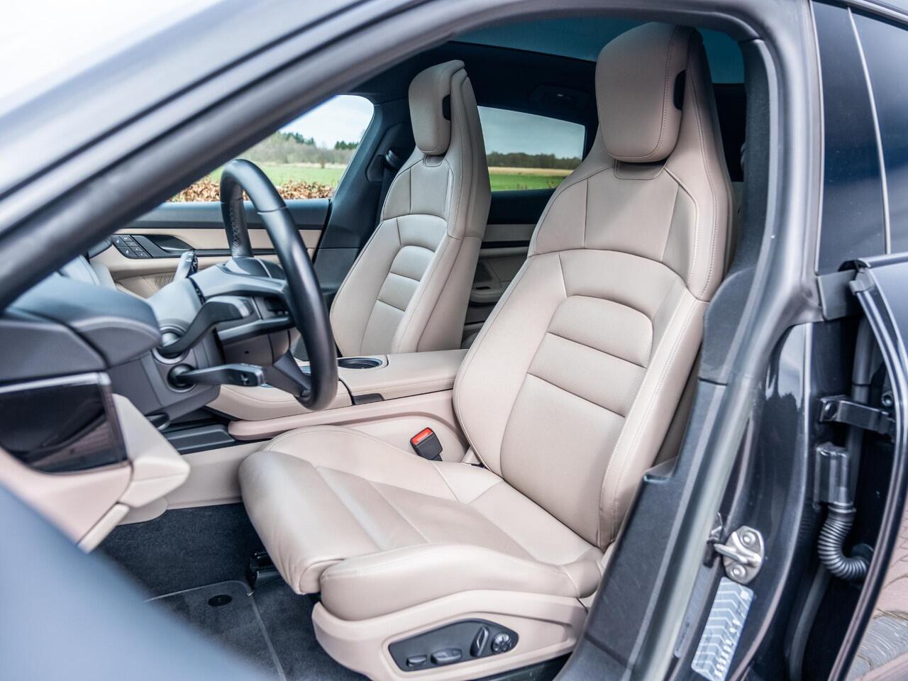Porsche Taycan Sport Turismo 93 kWh | Innodrive | Achterasbesturing | Bose Surround Premium Sound | Adap Luchtvering | Volleder | Stoelenpack 14 weg elek | Parkeerpack | 360Cam | 19" Exclusive LM | Etc..