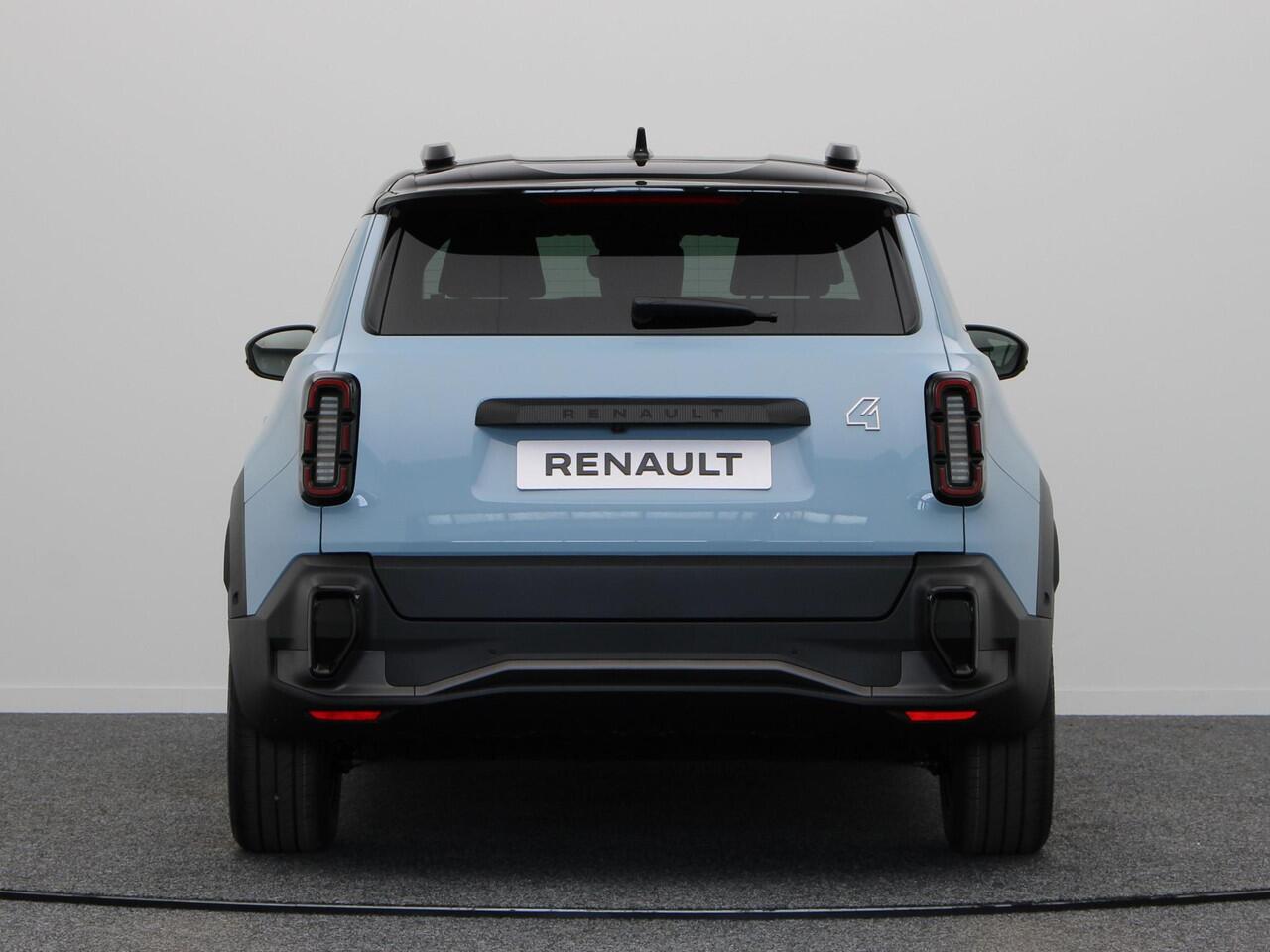 Renault 4 comfort range techno 52 kWh | 17% Bijtelling | Elek. bedienbare achterklep | Stoel- en stuurwielverwarming | Active driver assist |