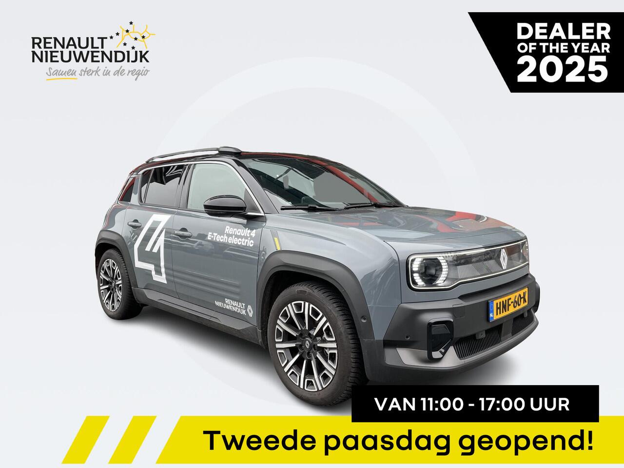 Renault 4 comfort range iconic 52 kWh / pack extended grip / pack advanced driving assist / vraag naar beschikbaarheid