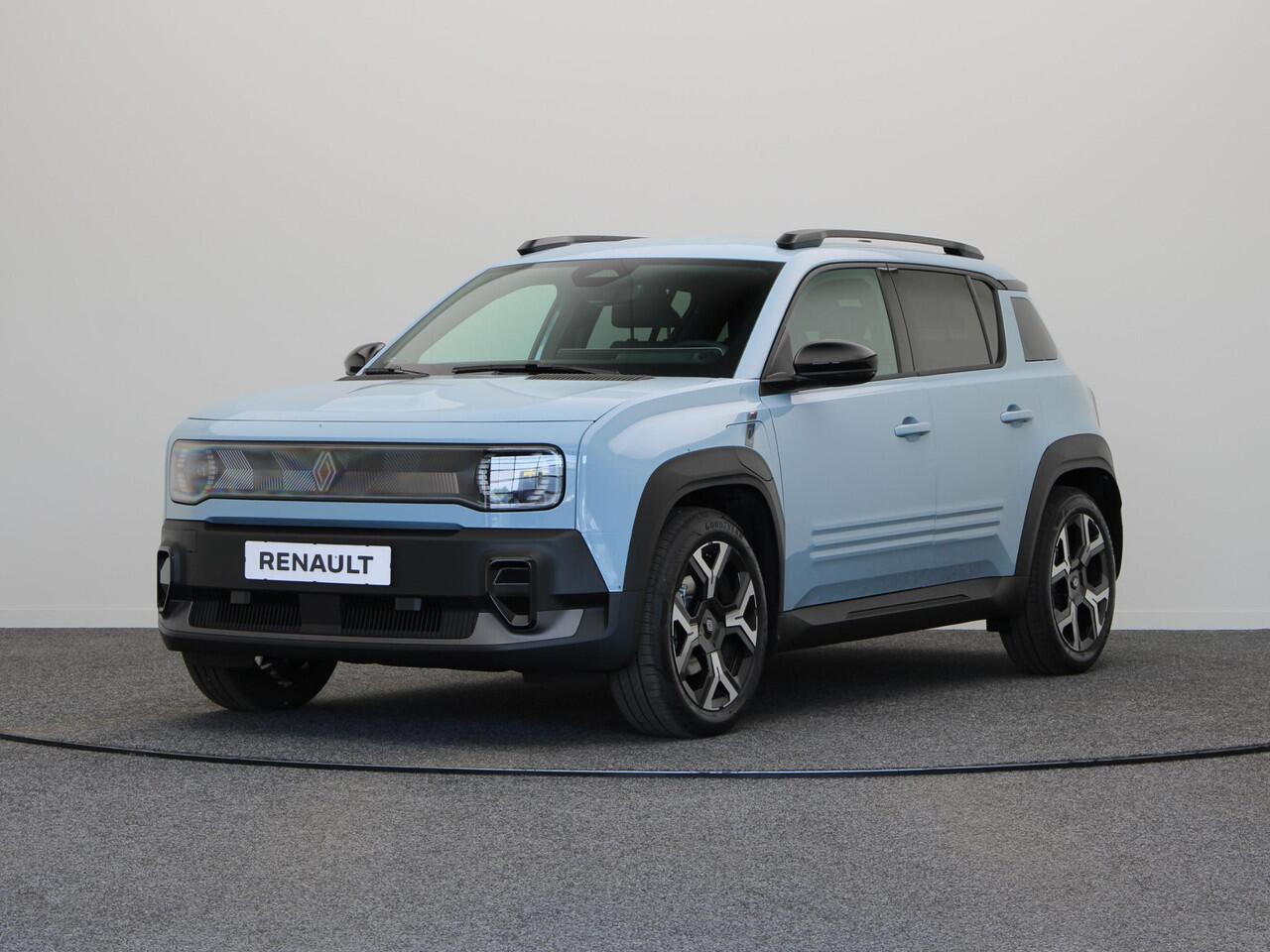 Renault 4 comfort range techno 52 kWh | Vijf jaar garantie | Stoel- en stuurwielverwarming | Adaptieve cruise control | 18" Lichtmetalen velgen |