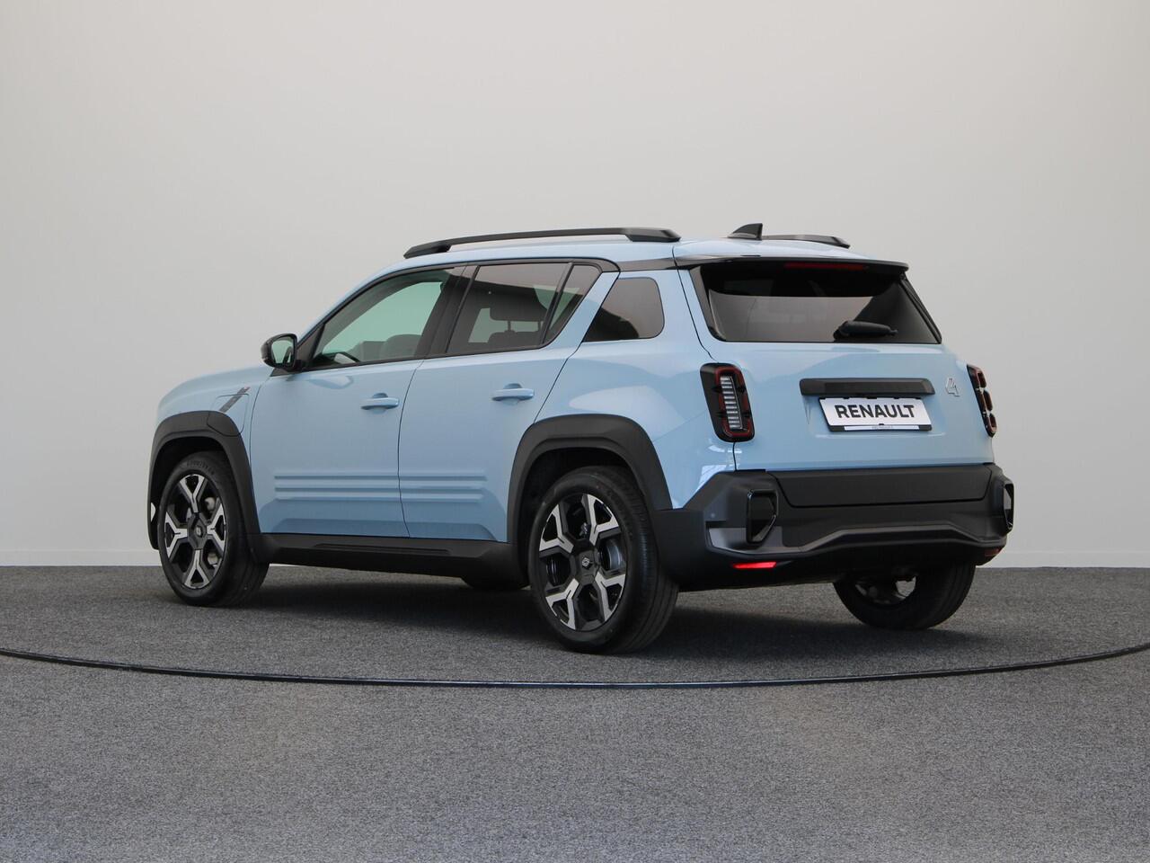 Renault 4 comfort range techno 52 kWh | Vijf jaar garantie | Stoel- en stuurwielverwarming | Adaptieve cruise control | 18" Lichtmetalen velgen |