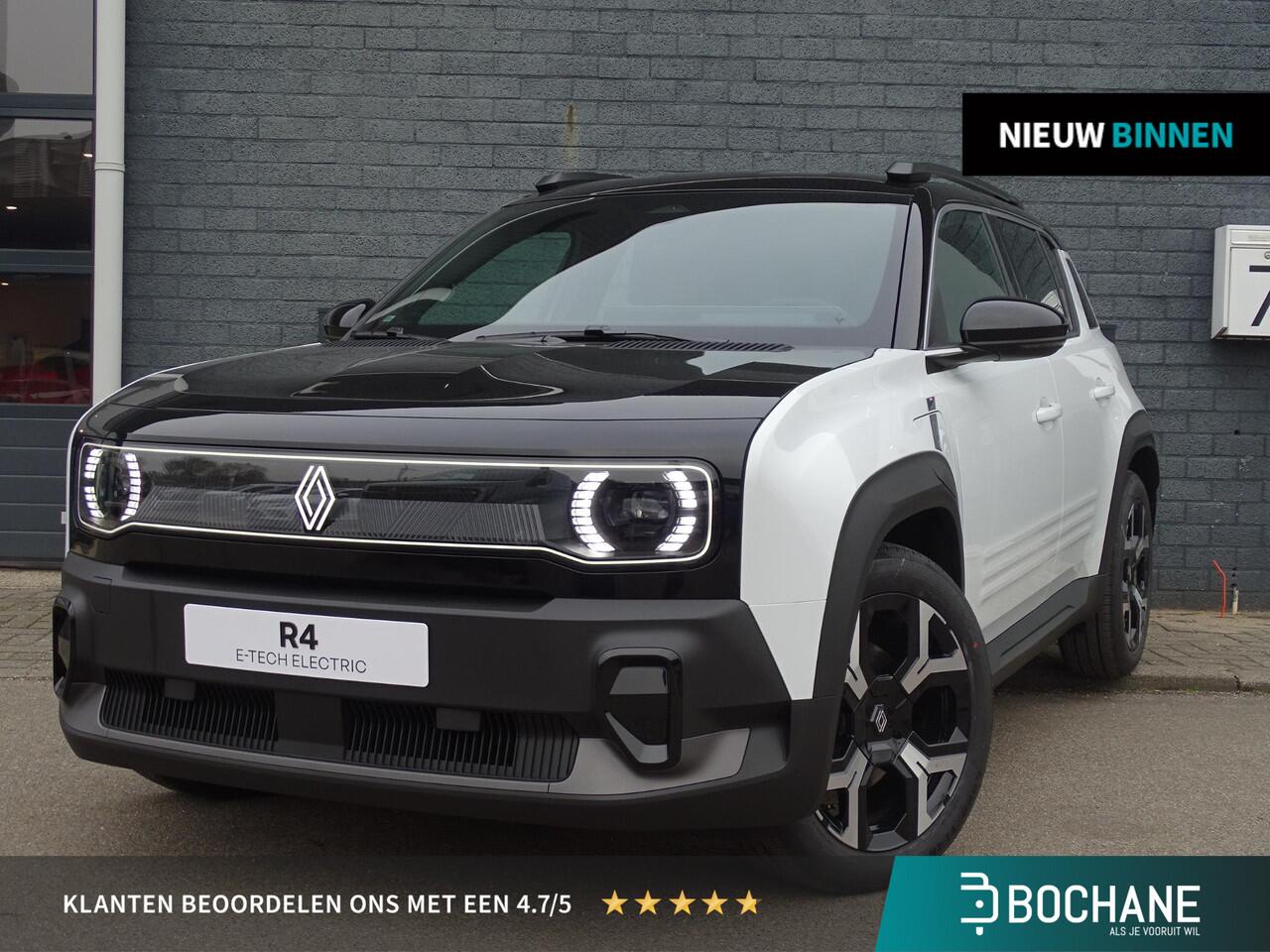 Renault 4 comfort range techno 52 kWh NU 5 JAAR GARANTIE! / PACK WINTER PREMIUM / HARMAN KARDON AUDIO / ZWARTE MOTORKAP