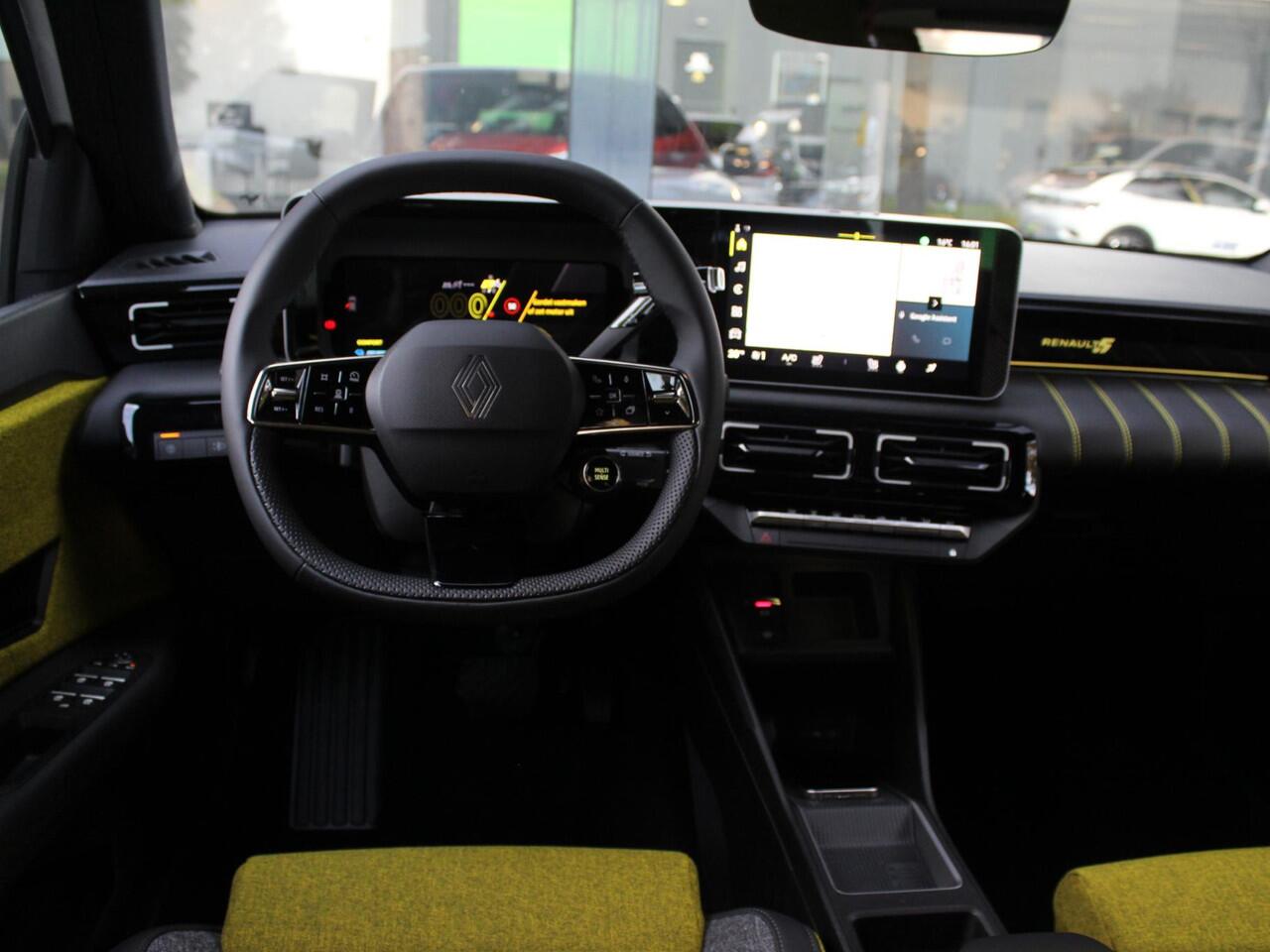 Renault 5 comfort range iconic cinq 52 kWh AUTOMAAT / NIEUW / DIRECT RIJDEN / HARMAN KARDON / PACK WINTER / DAKSTICKER / NAVI / ADAPT. CRUISE / CLIMATE / CAMERA / PDC / PRIVACY GLASS / 18'' LMV