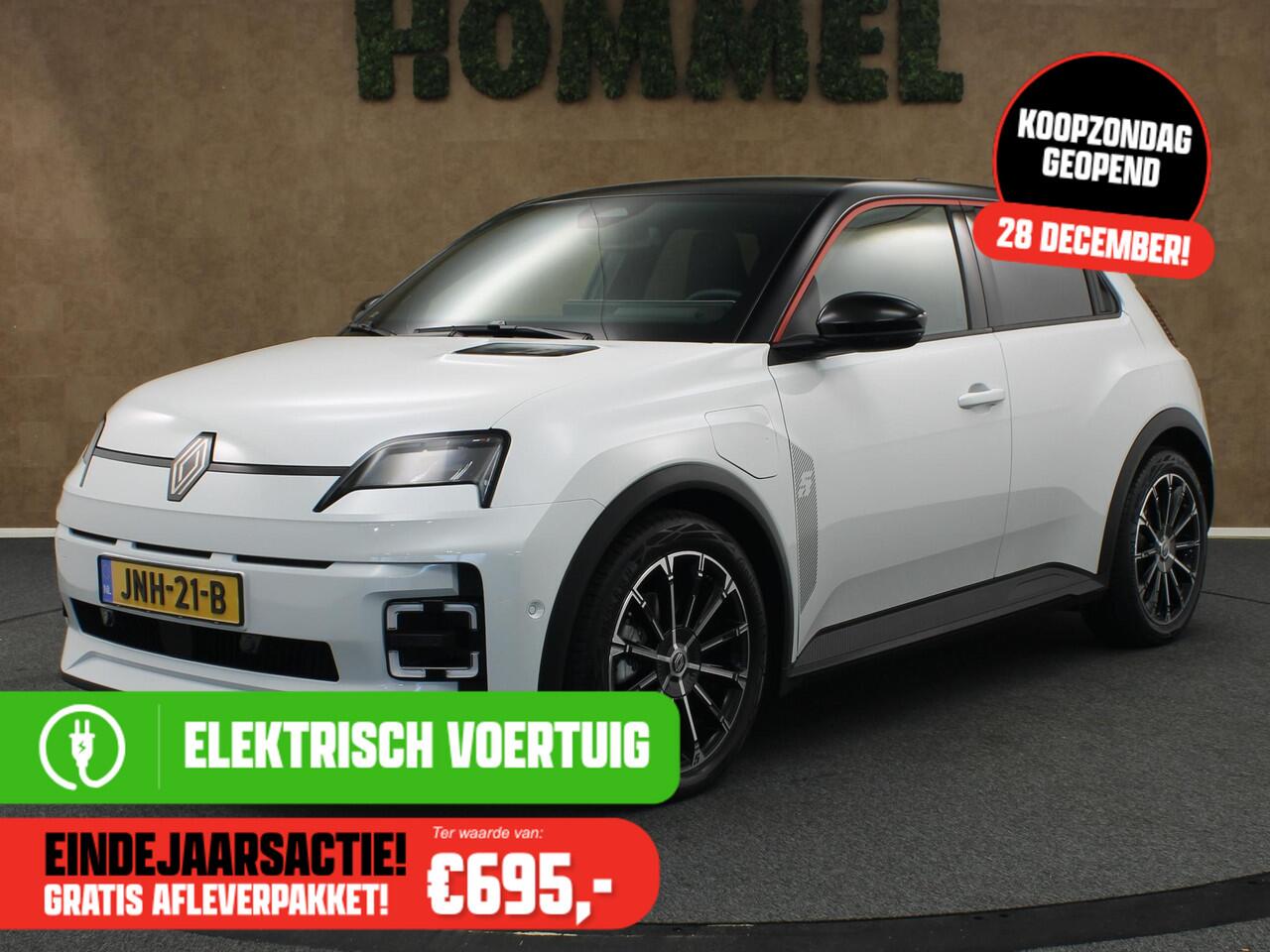 Renault 5 comfort range techno 52 kWh - SOH 99.8%!! - 3 FASE LADEN - AUTO VAN HET JAAR 2025 - DYNAMISCH RIJGEDRAG - PARKEERSENSOREN VOOR EN ACHTER - APPLE CARPLAY/ANDROID AUTO - NAVIGATIE - HARMAN/KARDON GELUIDSINSTALLATIE