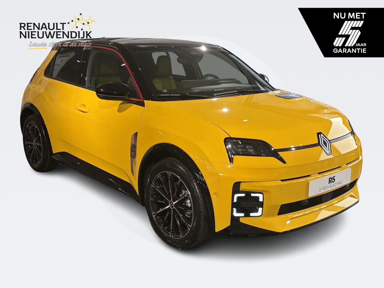 Renault 5 comfort range iconic cinq 52 kWh / PARKEERSENSOREN + CAMERA / STOEL- EN STUURVERWARMING / APPLE & ANDROID AUTO /