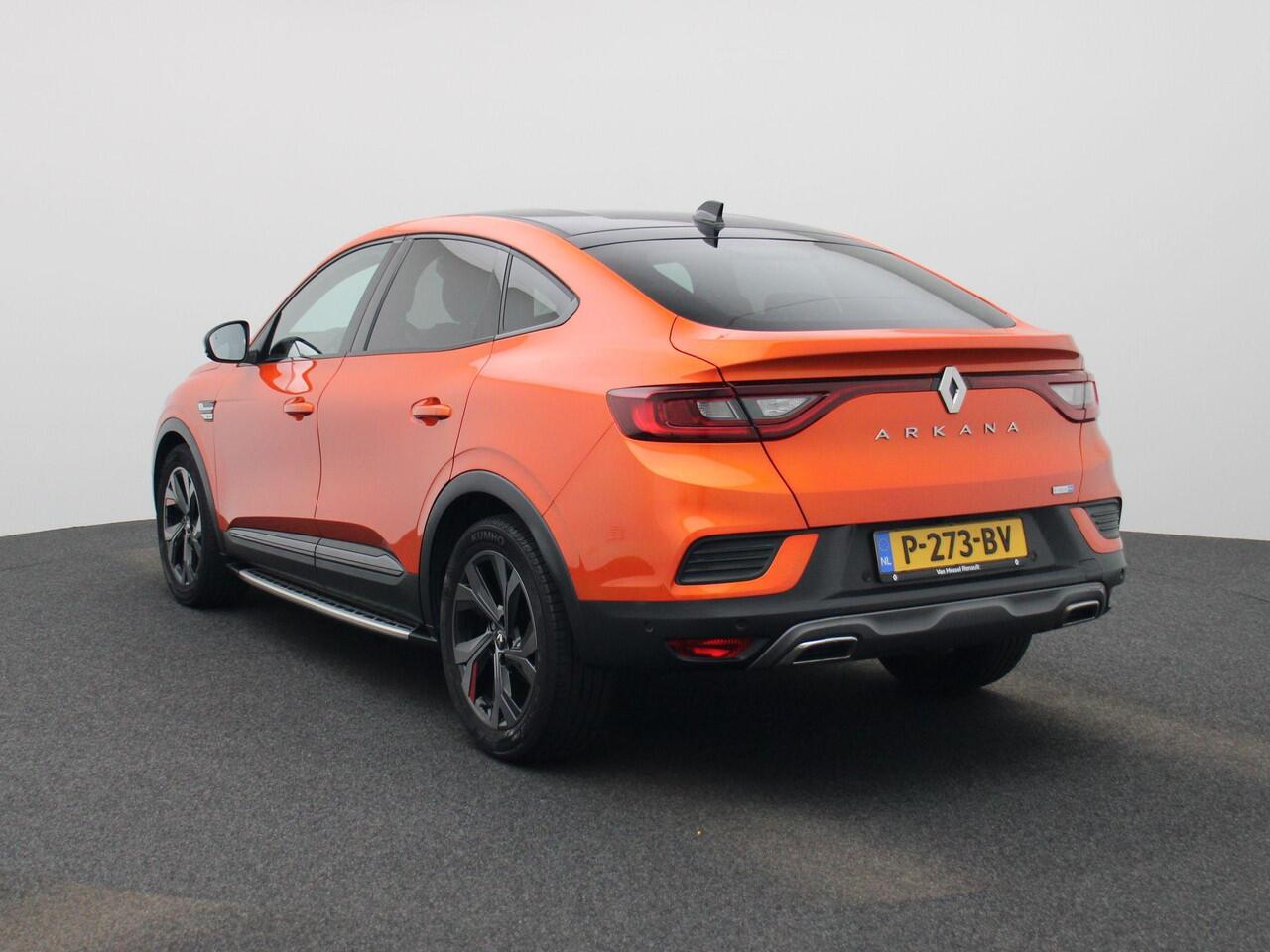 Renault Arkana 1.6 E-Tech Hybrid 145 R.S. Line | Adaptieve Cruise Control incl. Stuurhulp | BOSE Premium Sound | Lederen Bekleding | Stoel- & Stuurwielverwarming | Camera | Blind Spot Warning | PDC Rondom | Elektrisch Verstelbare Stoelen | Keyless | Apple Carplay & And