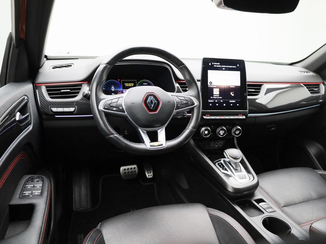 Renault Arkana 1.6 E-Tech Hybrid 145 R.S. Line | Adaptieve Cruise Control incl. Stuurhulp | BOSE Premium Sound | Lederen Bekleding | Stoel- & Stuurwielverwarming | Camera | Blind Spot Warning | PDC Rondom | Elektrisch Verstelbare Stoelen | Keyless | Apple Carplay & And