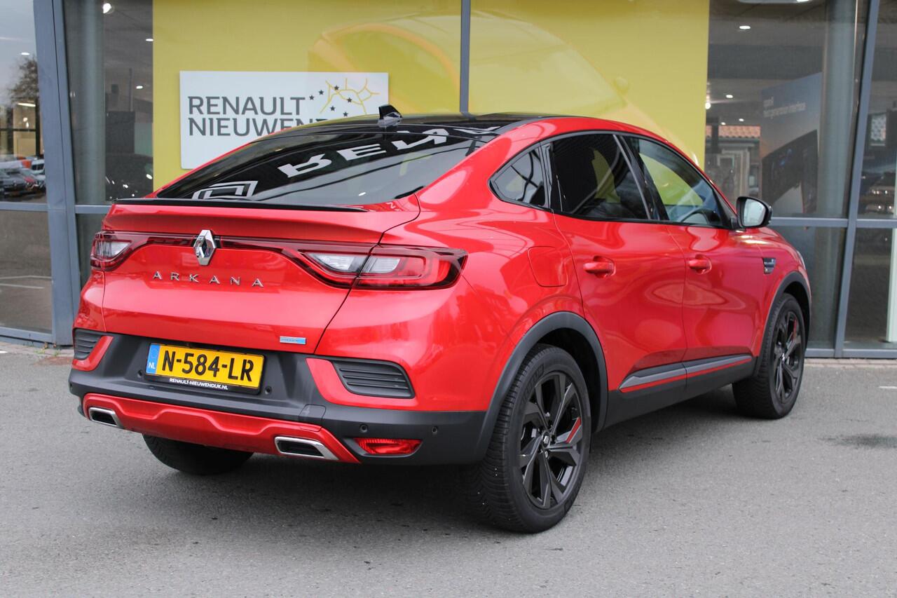 Renault Arkana 1.6 E-Tech Hybrid 145 R.S. Line | ELEKTR. WEGKLAPBARE TREKHAAK | BLIND SPOT | CAMERA | PARKEERSENSOREN V+A | ADAPT. CRUISE CONTROL | CLIMATE CONTROL | CARPLAY