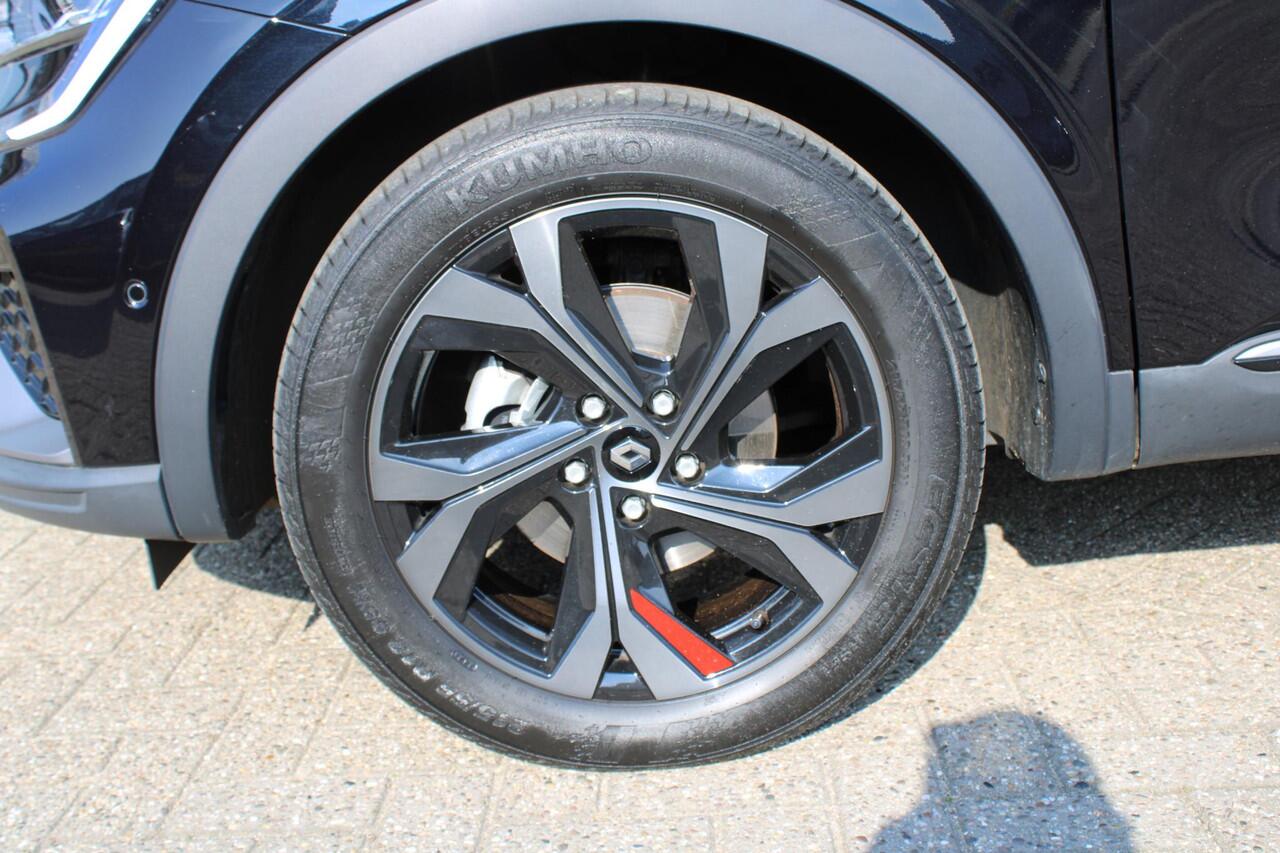 Renault Arkana 1.6 E-Tech Hybrid 145 R.S. Line , Automaat, 18 inch LMV, Leder, Camera, Clima, Navi, Adapt. Cruise, Stuur en stoelverw, PDC, LKA, Parkeerhulp, Dode hoek detectie, Active Brake