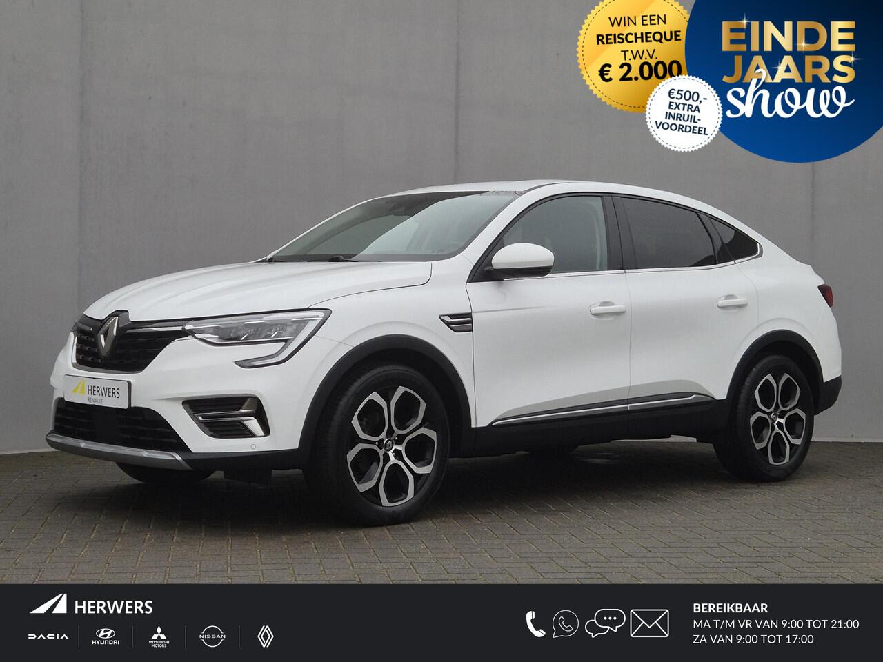 Renault Arkana 1.3 TCe 140 Intens Automaat / Trekhaak / Dealer onderhouden / Adaptief CC / Stuur-en Stoelverwarming / Keyless Entry/Start / Achteruitrijcamera / Climate control / Apple CArplay Android Auto /