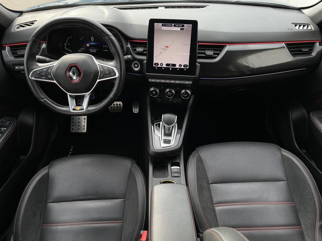 Renault Arkana 1.6 E-Tech Hybrid 145 R.S. Line / Adaptieve Cruise Control / Stuur- en stoelverwarming / Apple Carplay Android / Achteruitrij camera / Navi groot scherm / Leder