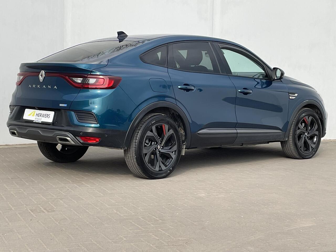 Renault Arkana 1.6 E-Tech Hybrid 145 R.S. Line / Adaptieve Cruise Control / Stuur- en stoelverwarming / Apple Carplay Android / Achteruitrij camera / Navi groot scherm / Leder