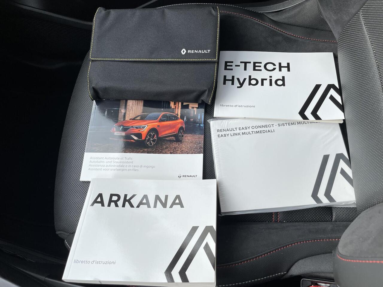 Renault Arkana 1.6 E-Tech Hybrid 145 R.S. Line / Adaptieve Cruise Control / Stuur- en stoelverwarming / Apple Carplay Android / Achteruitrij camera / Navi groot scherm / Leder