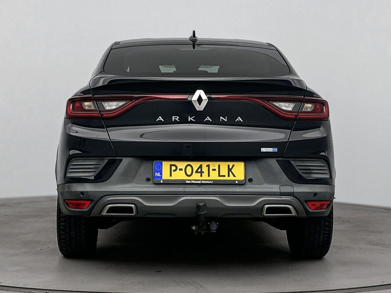 Renault Arkana 1.6 E-Tech Hybrid R.S. Line 145PK | Automaat | Trekhaak | Adaptieve Cruise Control | Stoel- en Stuurverwarming | Lederen Bekleding | Apple CarPlay & Android Auto