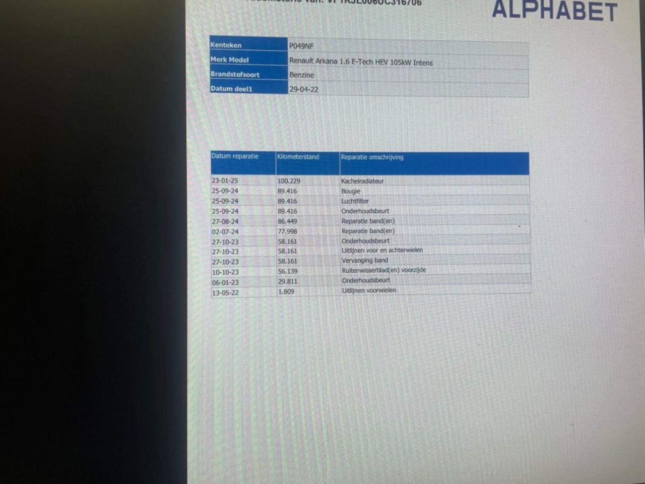 Renault Arkana 1.6 E-Tech Hybrid 145 Intens Automaat - Carplay, Navi, Cruise, Camera