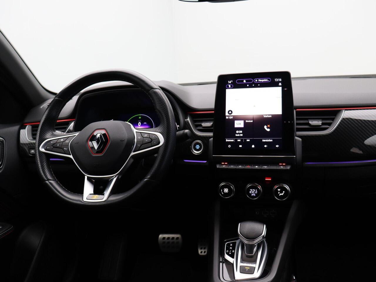 Renault Arkana 1.6 E-Tech Hybrid 145 R.S. Line | Dealer onderhouden | Stoel & Stuur verwarming | Grootscherm Navigatie | Adaptive Cruise | Elektrisch verstelbare voorstoelen |