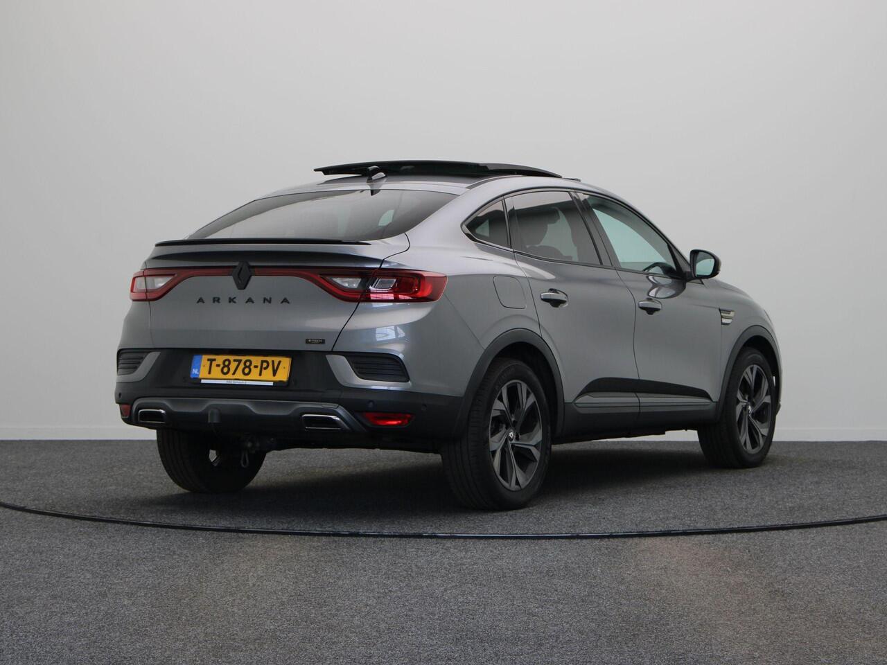 Renault Arkana E-Tech hybrid 145pk E-Tech engineered | Schuif/Kantel Dak | Trekhaak | Elektrisch verstelbare stoelen | Adaptive Cruise control | Stoel- en Stuurverwarming |