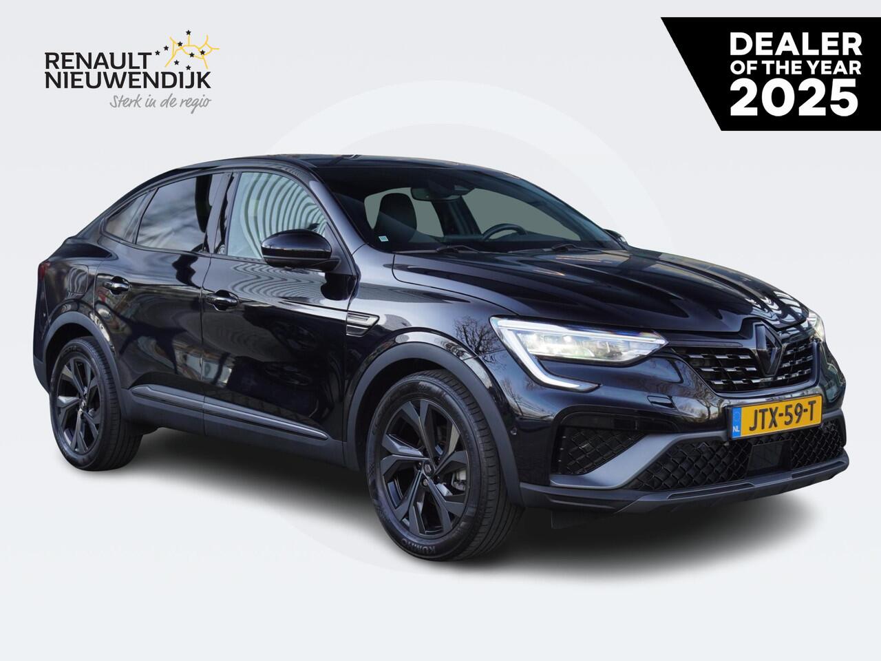Renault Arkana 1.6 E-Tech hybrid 145 E-Tech engineered AUTOMAAT / DEALER ONDERHOUDEN / 9,3'' NAVI / LEDER / CAMERA / BLINDSPOT / PDC 360 / PRIV GLASS / ADAPT. CRUISE / STOELV. / STUURV. / CLIMATE / APPLE CARPLAY / ANDROID AUTO / 18'' LMV